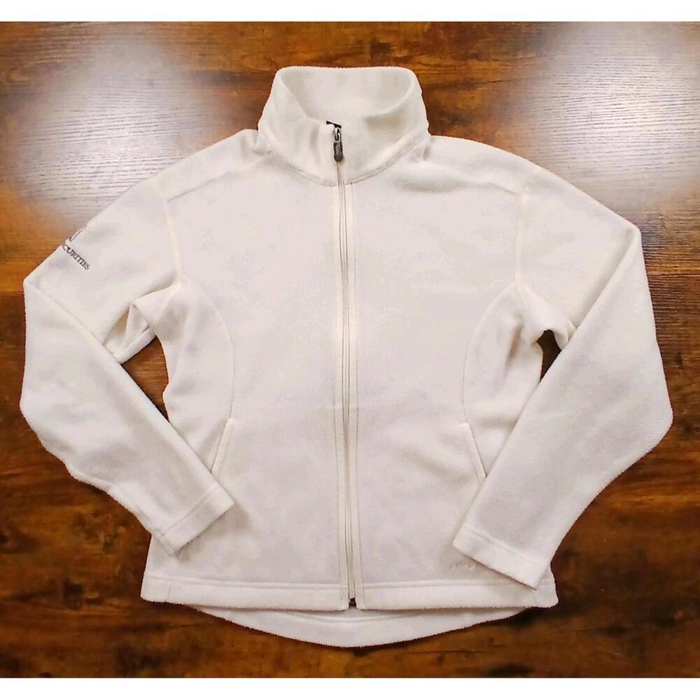 Patagonia Synchilla Fleece Jacket Size‎ S Womens Light White Full Zip